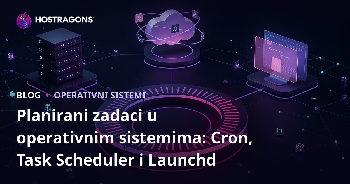 Planirani zadaci u operativnim sistemima: Cron, Task Scheduler i Launchd