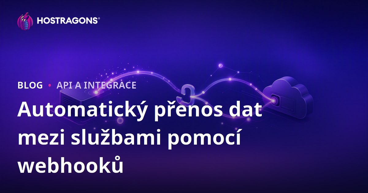 Automatický přenos dat mezi službami pomocí webhooků
