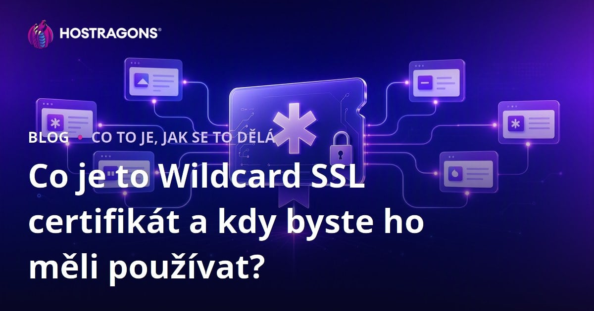 Co je to Wildcard SSL certifikát a kdy byste ho měli používat?
