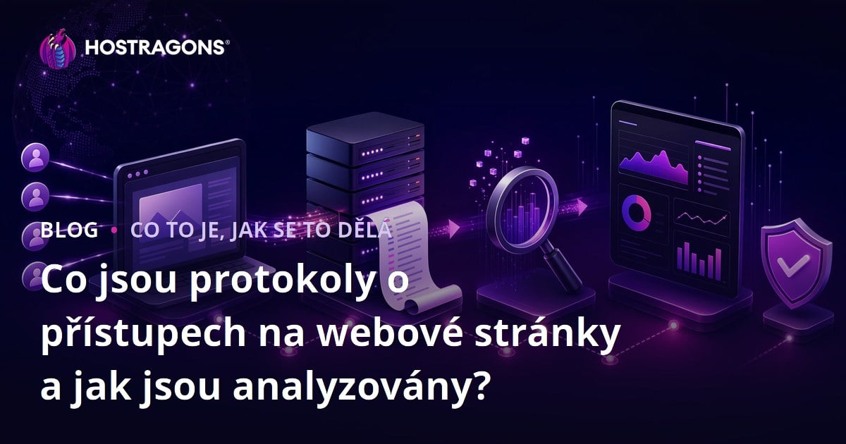 Co jsou protokoly o přístupech na webové stránky a jak jsou analyzovány?
