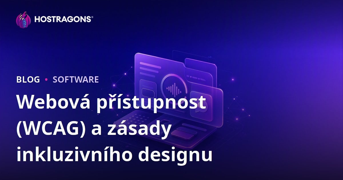 Webová přístupnost (WCAG) a zásady inkluzivního designu