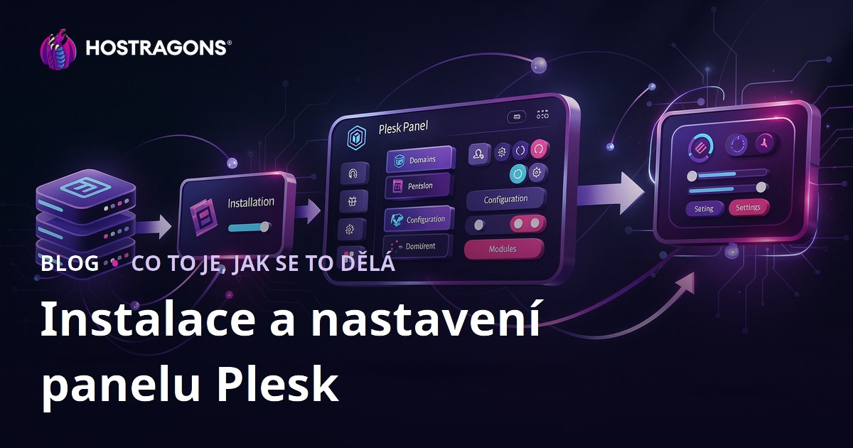 Instalace a nastavení panelu Plesk
