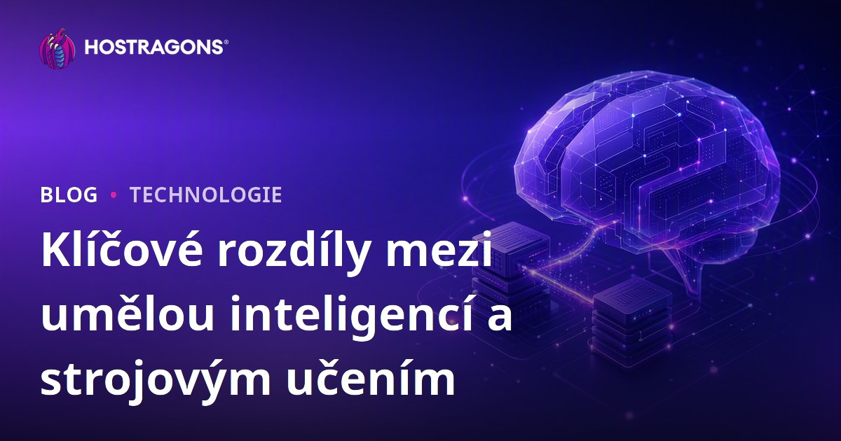 Klíčové rozdíly mezi umělou inteligencí a strojovým učením