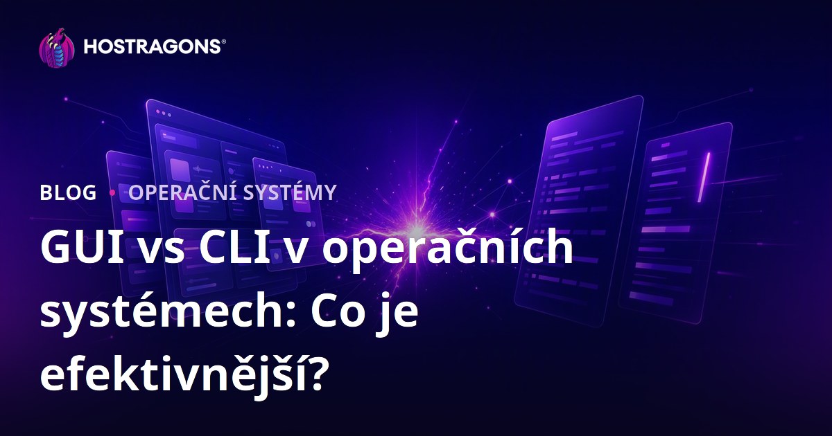 GUI vs CLI v operačních systémech: Co je efektivnější?