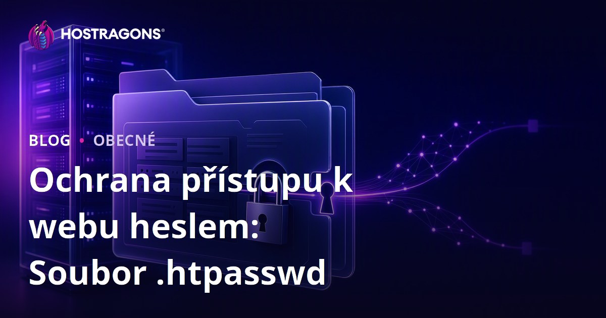 Ochrana přístupu k webu heslem: Soubor .htpasswd
