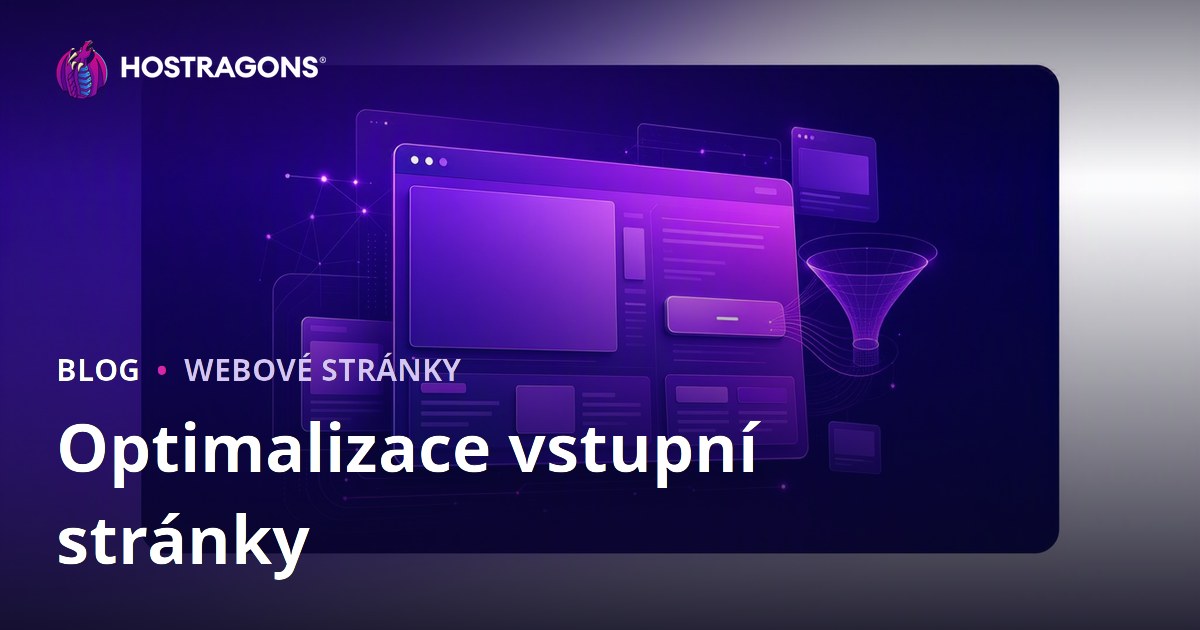 Optimalizace vstupní stránky