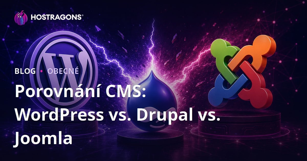 Porovnání CMS: WordPress vs. Drupal vs. Joomla