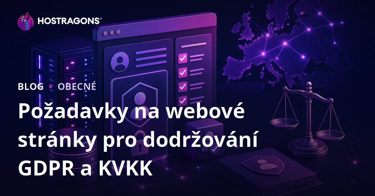 Požadavky na webové stránky pro dodržování GDPR a KVKK