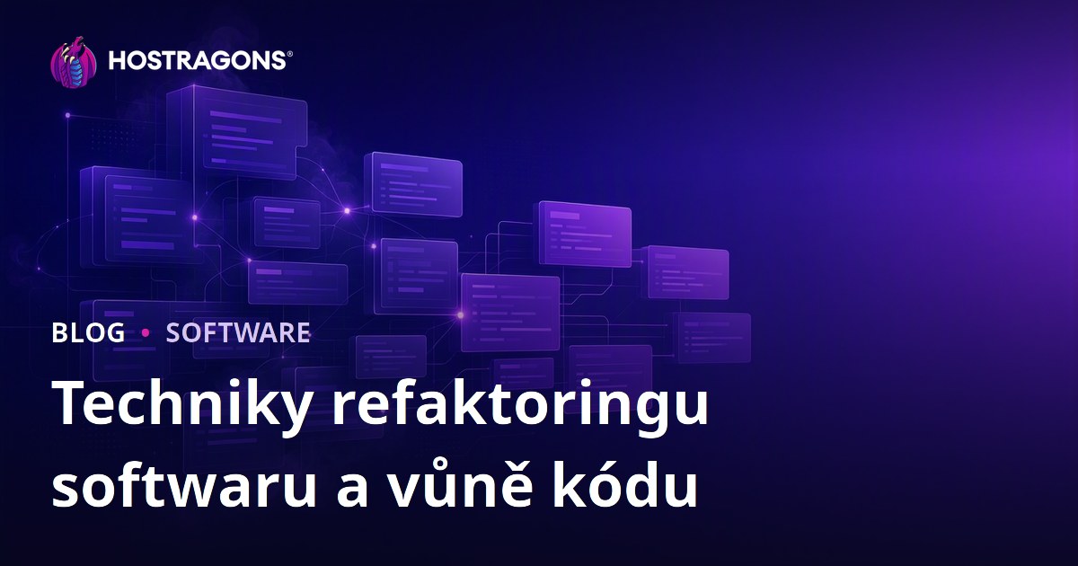 Techniky refaktoringu softwaru a vůně kódu