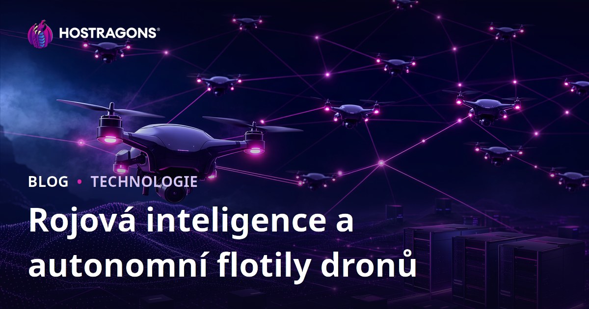 Rojová inteligence a autonomní flotily dronů