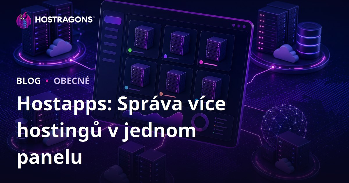 Hostapps: Správa více hostingů v jednom panelu