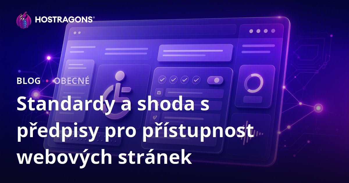 Standardy a shoda s předpisy pro přístupnost webových stránek