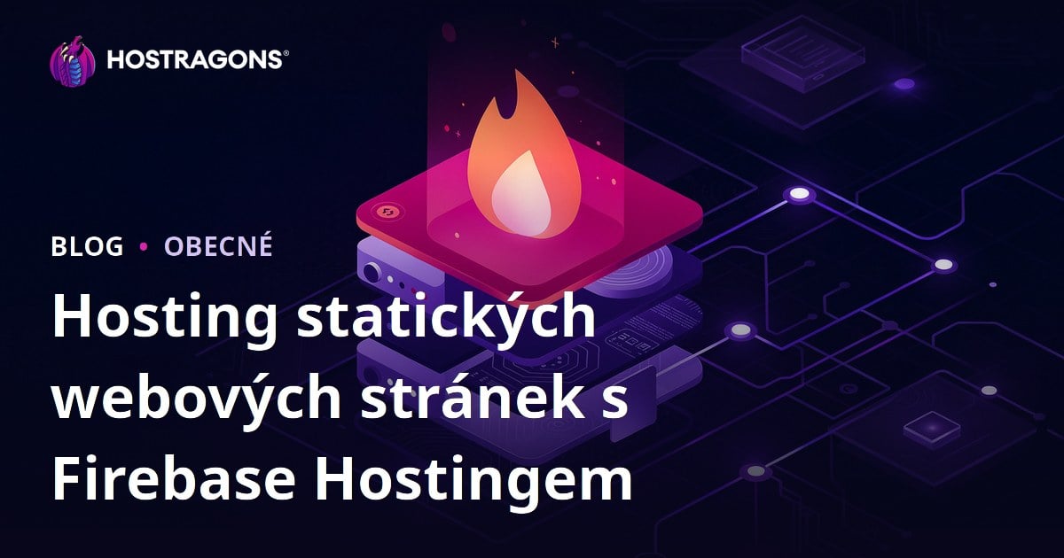 Hosting statických webových stránek s Firebase Hostingem