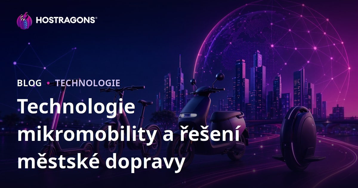 Technologie mikromobility a řešení městské dopravy