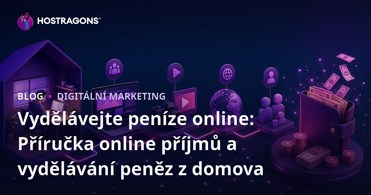 Vydělávejte peníze online: Příručka online příjmů a vydělávání peněz z domova