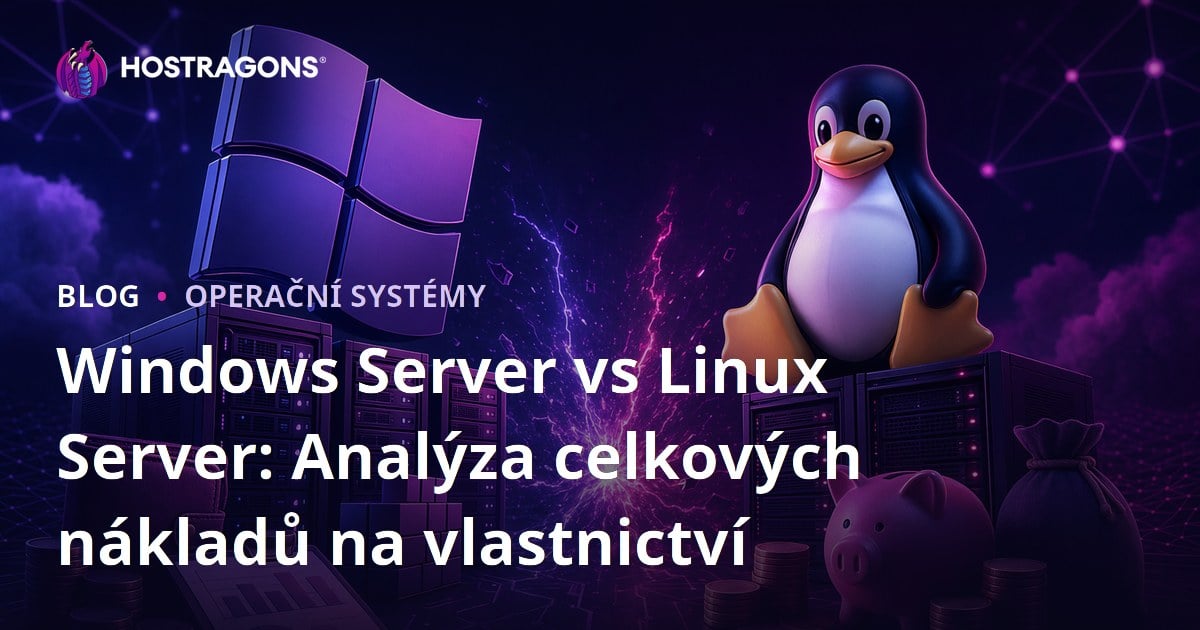 Windows Server vs Linux Server: Analýza celkových nákladů na vlastnictví