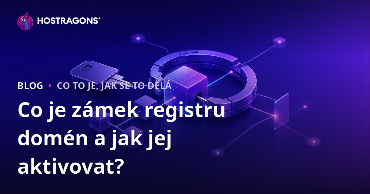 Co je zámek registru domén a jak jej aktivovat?