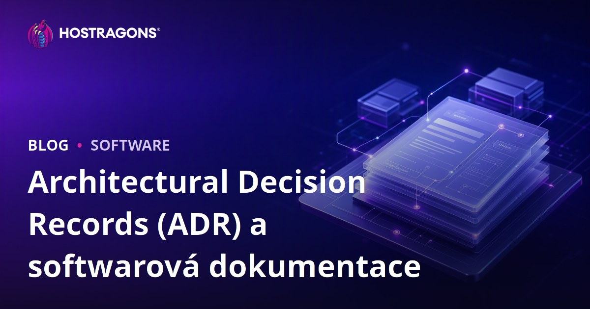 Architectural Decision Records (ADR) a softwarová dokumentace