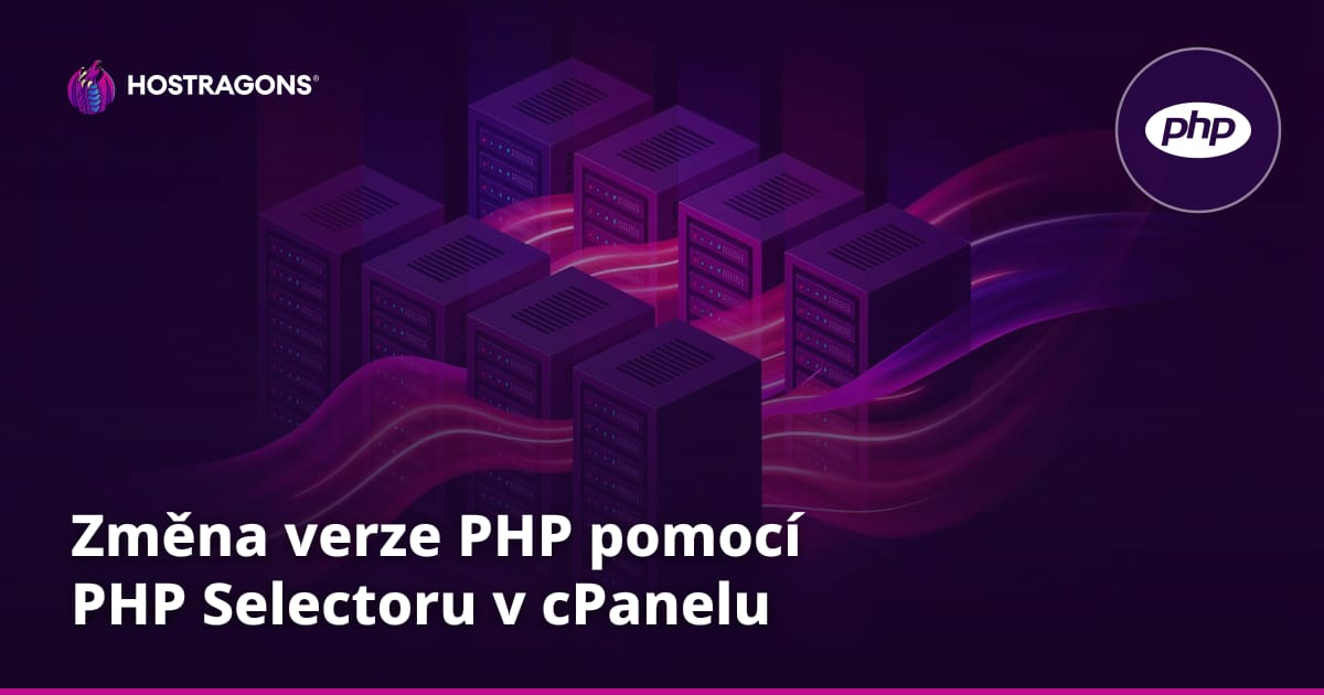 Změna verze PHP pomocí PHP Selectoru v cPanelu