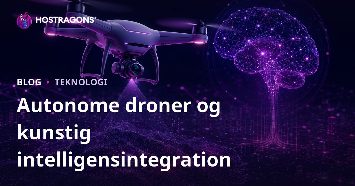 Autonome droner og kunstig intelligensintegration