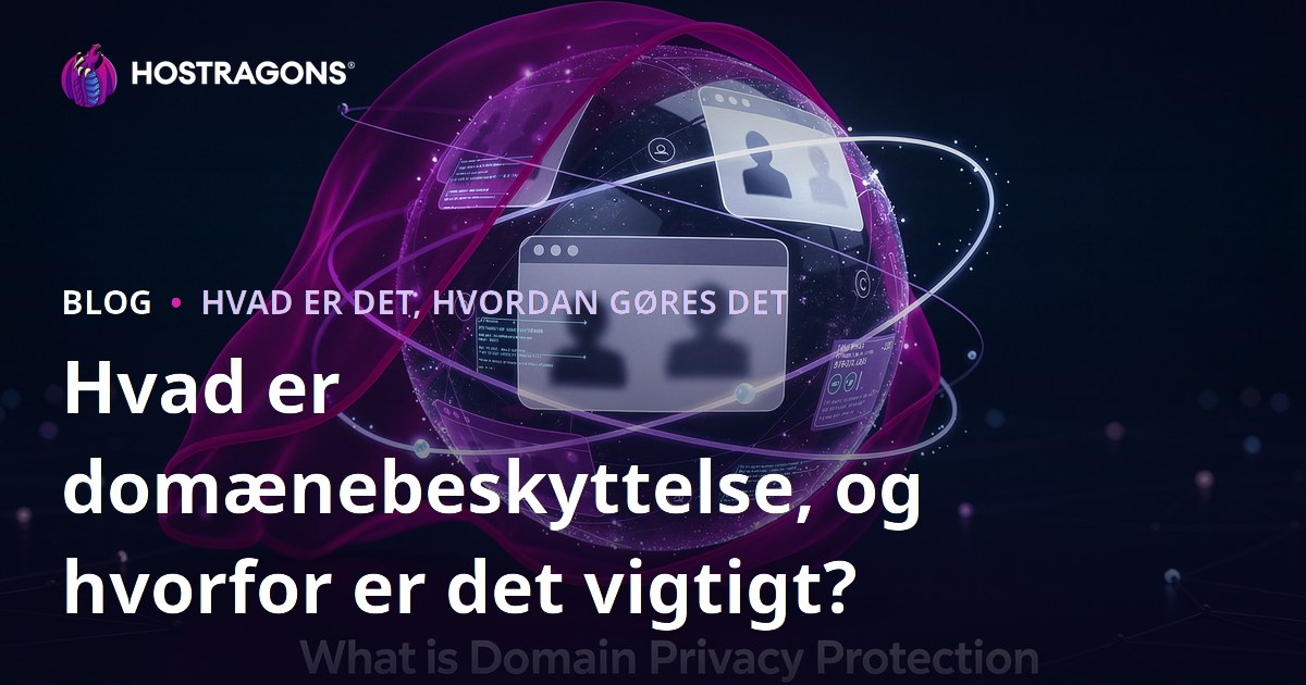 Hvad er domænebeskyttelse, og hvorfor er det vigtigt?