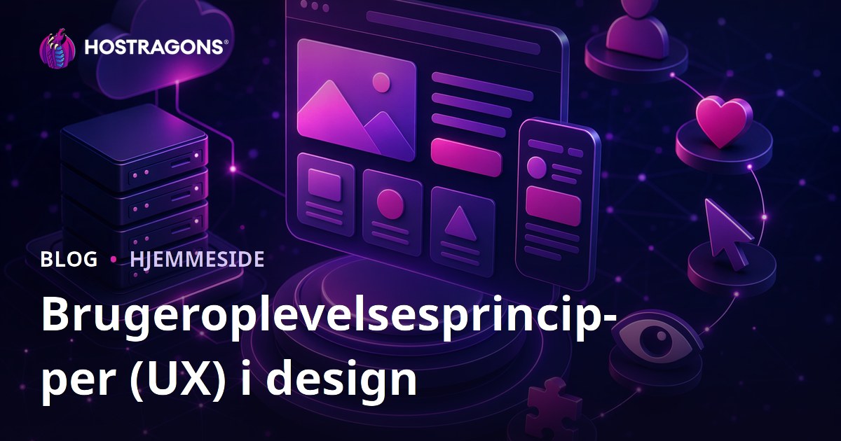 Brugeroplevelsesprincipper (UX) i design