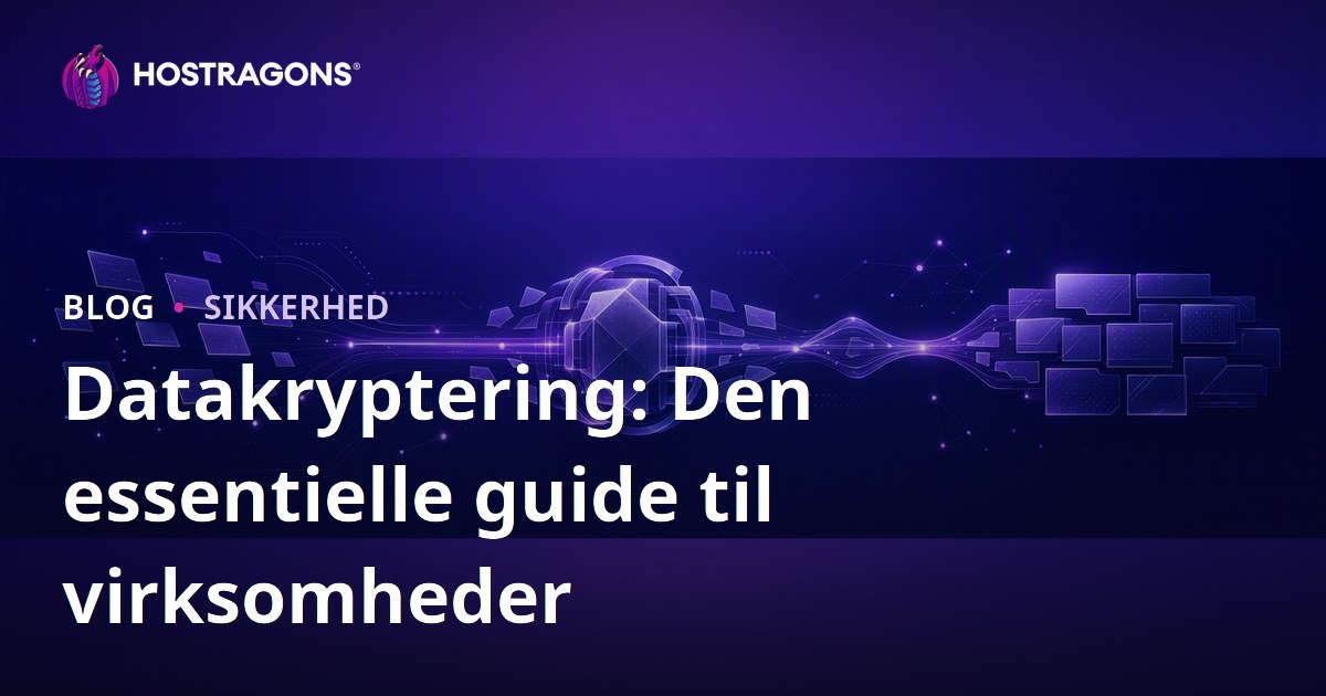 Datakryptering: Den essentielle guide til virksomheder
