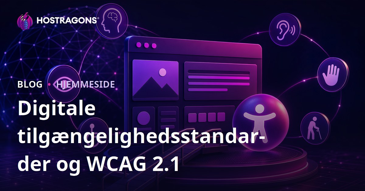 Digitale tilgængelighedsstandarder og WCAG 2.1