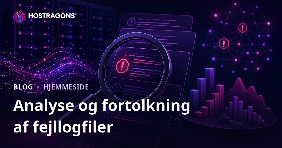 Analyse og fortolkning af fejllogfiler