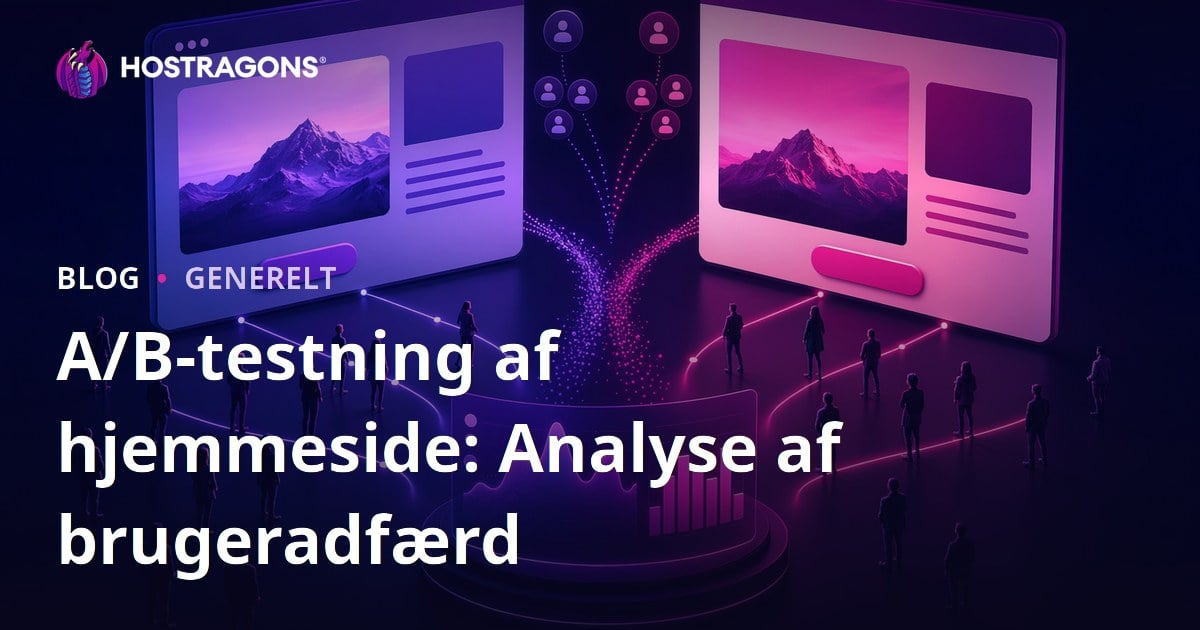 A/B-testning af hjemmeside: Analyse af brugeradfærd