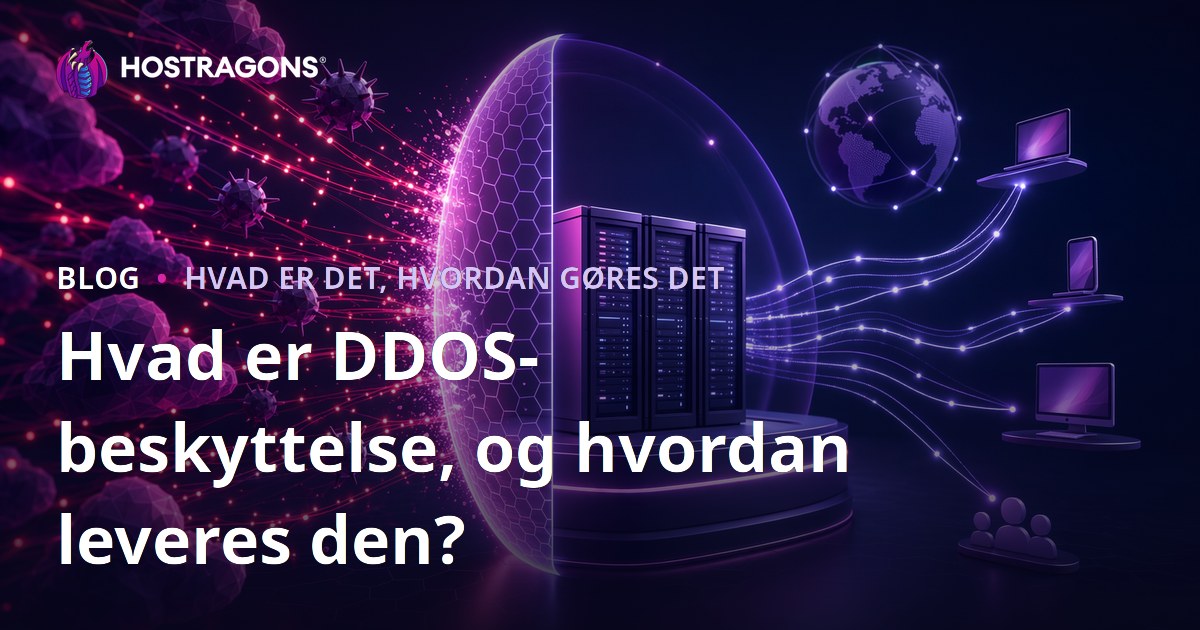Hvad er DDOS-beskyttelse, og hvordan leveres den?