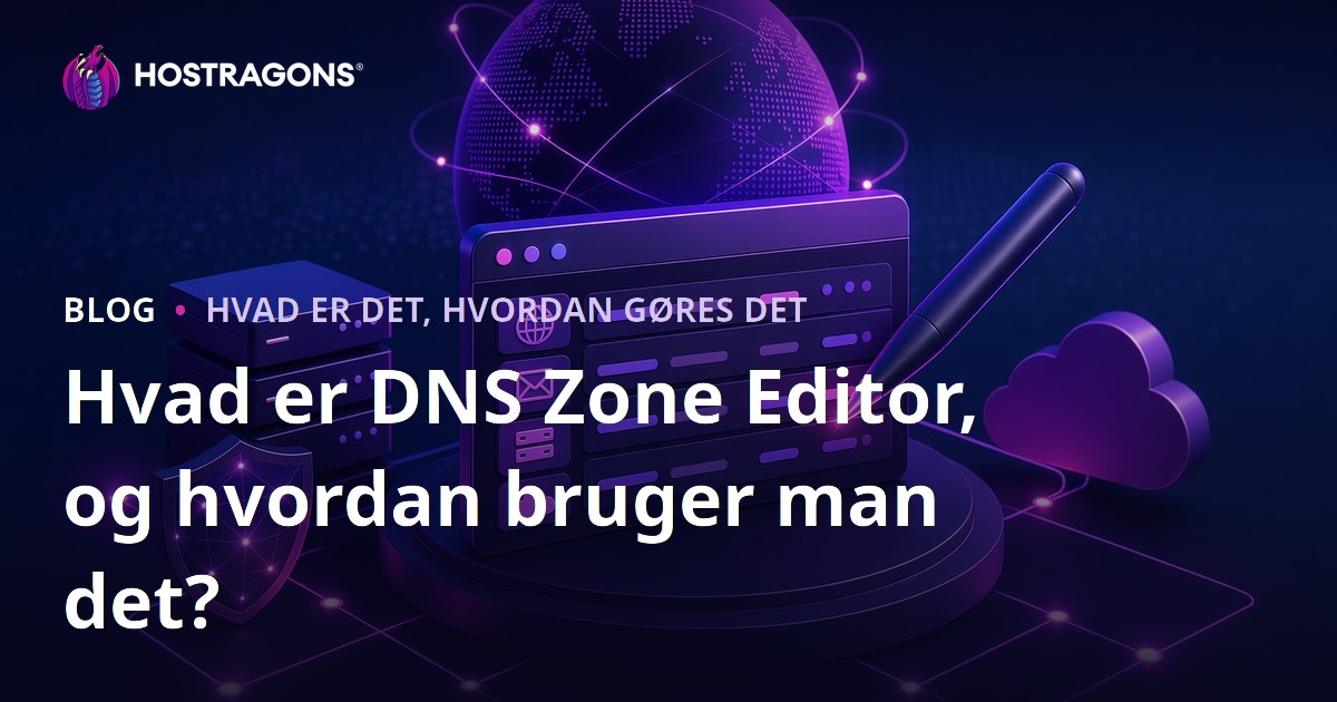Hvad er DNS Zone Editor, og hvordan bruger man det?