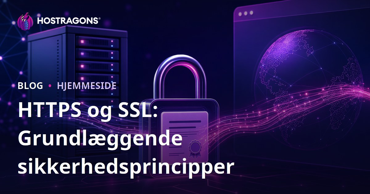 HTTPS og SSL: Grundlæggende sikkerhedsprincipper