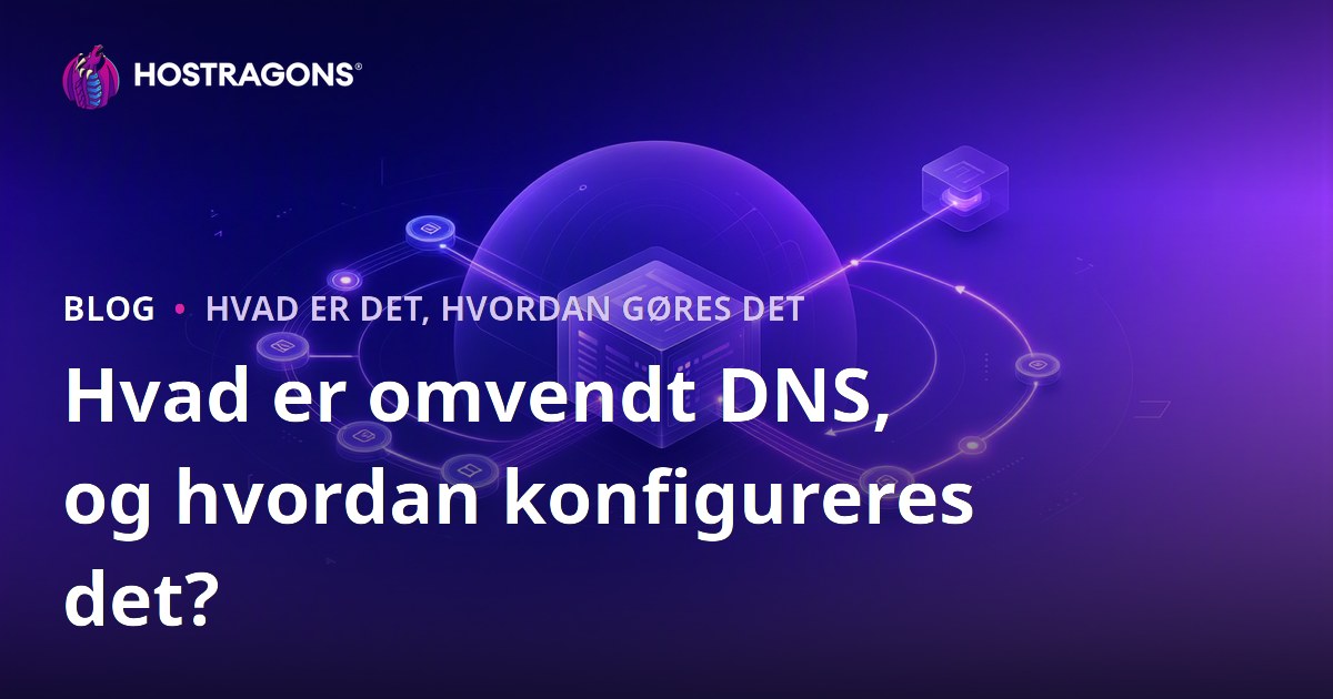 Hvad er omvendt DNS, og hvordan konfigureres det?