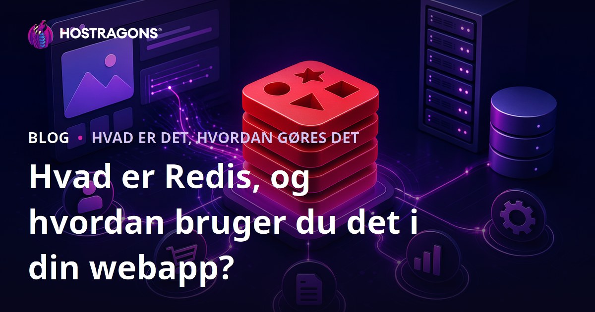 Hvad er Redis, og hvordan bruger du det i din webapp?