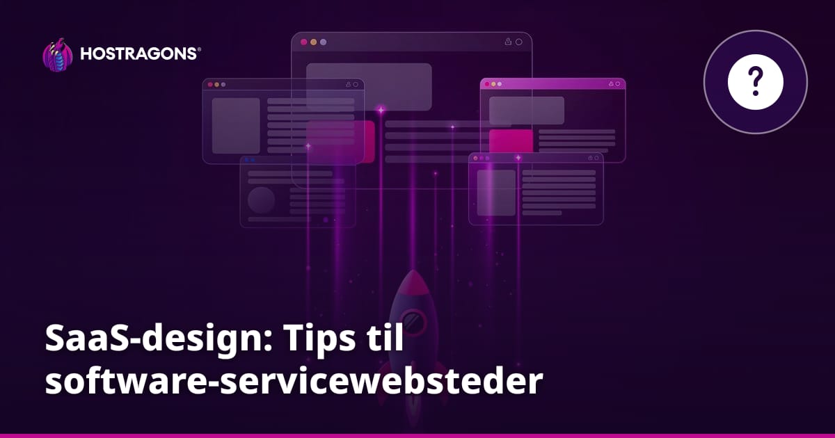 SaaS-design: Tips til software-servicewebsteder