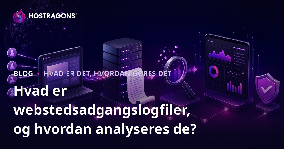 Hvad er webstedsadgangslogfiler, og hvordan analyseres de?