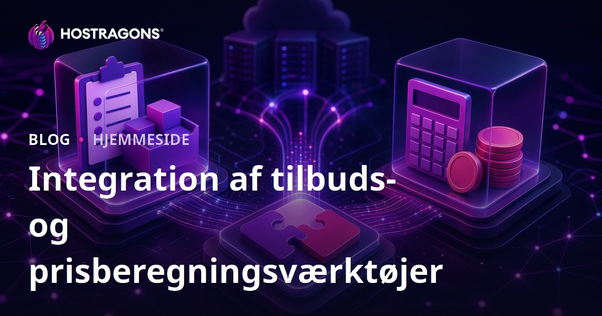 Integration af tilbuds- og prisberegningsværktøjer