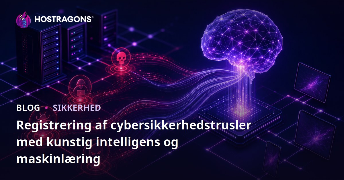 Registrering af cybersikkerhedstrusler med kunstig intelligens og maskinlæring