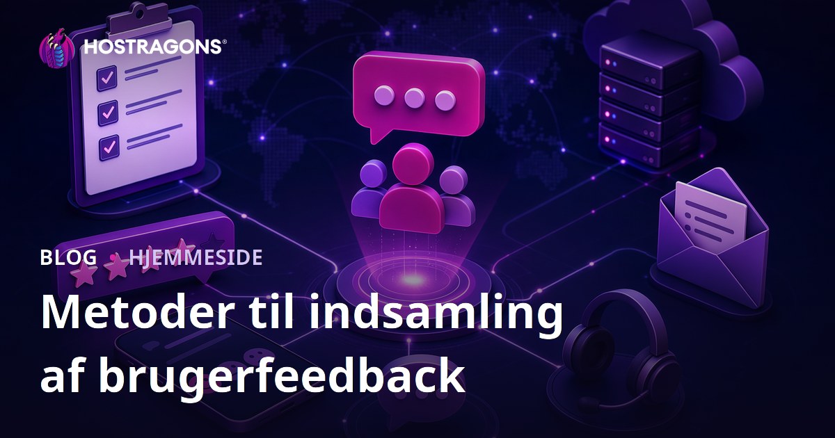 Metoder til indsamling af brugerfeedback