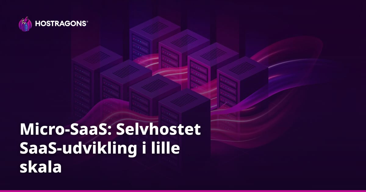 Micro-SaaS: Selvhostet SaaS-udvikling i lille skala