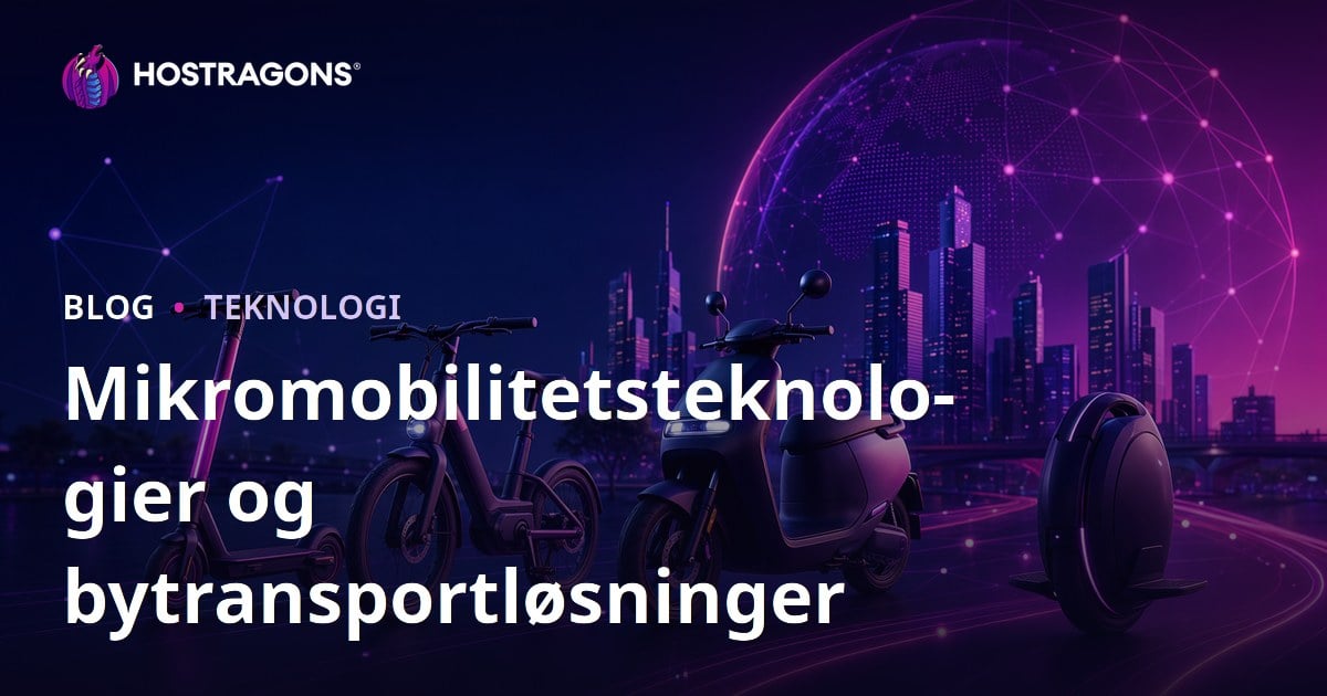 Mikromobilitetsteknologier og bytransportløsninger