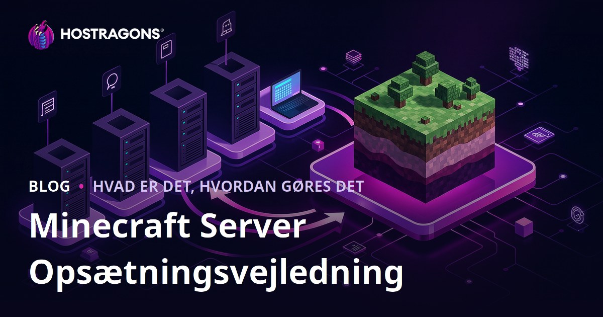 Minecraft Server Opsætningsvejledning