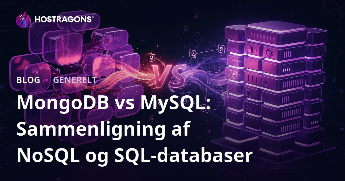 MongoDB vs MySQL: Sammenligning af NoSQL og SQL-databaser