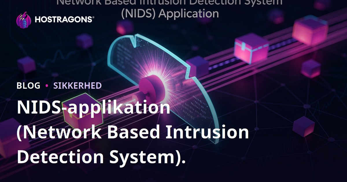 NIDS-applikation (Network Based Intrusion Detection System).