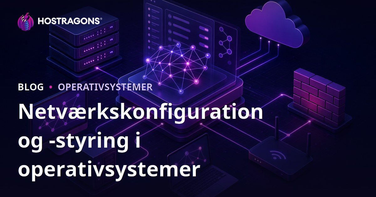 Netværkskonfiguration og -styring i operativsystemer