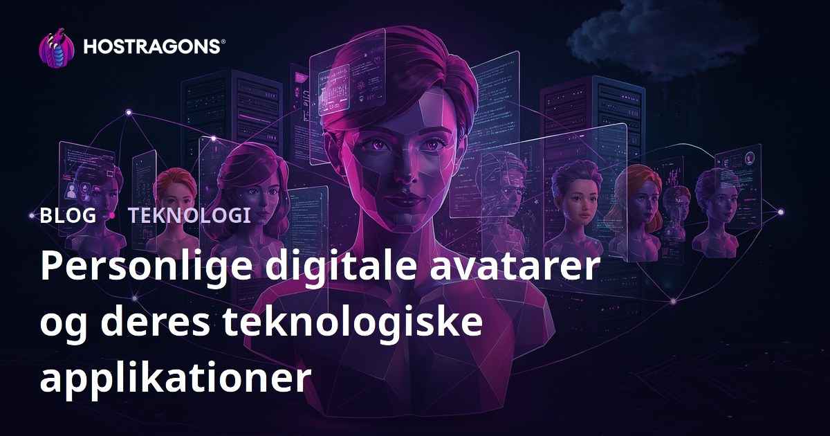 Personlige digitale avatarer og deres teknologiske applikationer