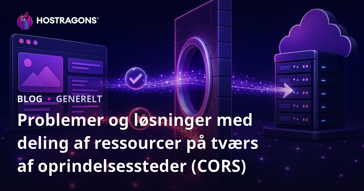 Problemer og løsninger med deling af ressourcer på tværs af oprindelsessteder (CORS)