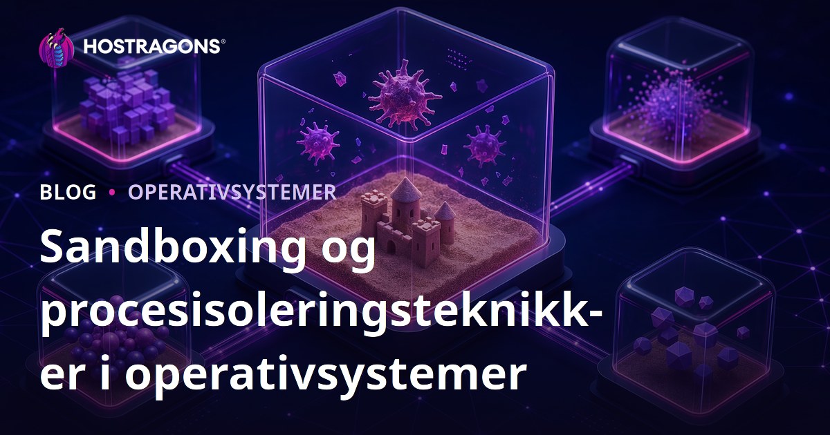 Sandboxing og procesisoleringsteknikker i operativsystemer