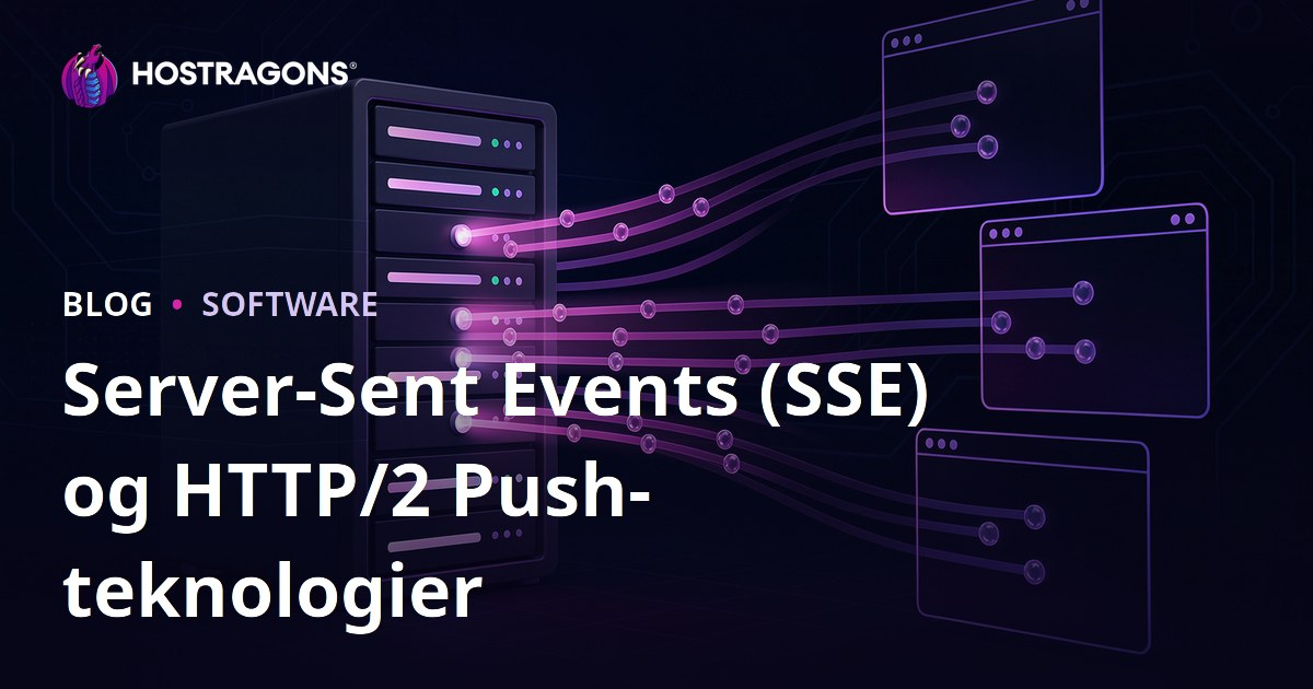 Server-Sent Events (SSE) og HTTP/2 Push-teknologier